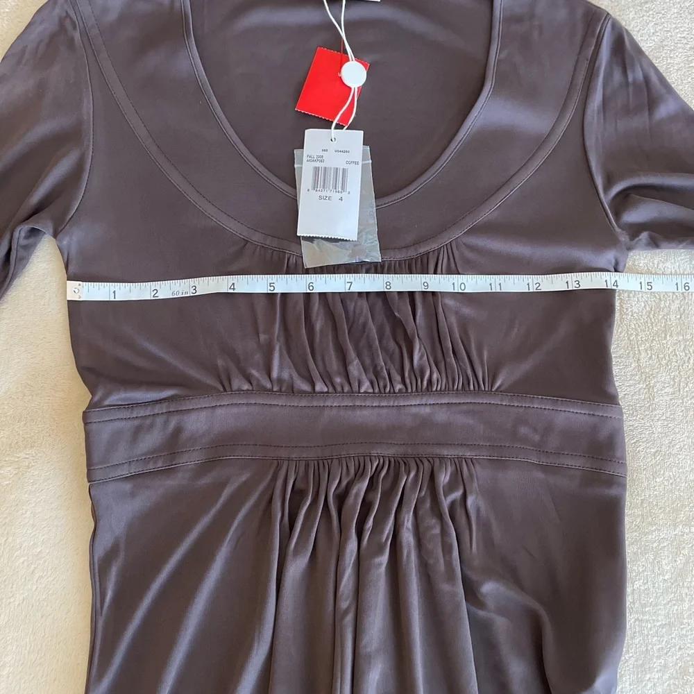 Michael Kors A-Line Scoop Neck Dress - Size 4 - Picture 13 of 16